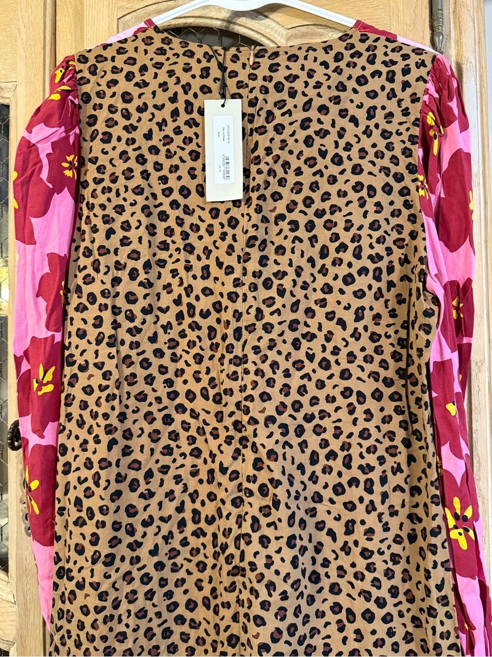 Never Fully Dressed Pink and Orange Floral Maxi Dress (Msrp 200+) - Picture 7 of 7
